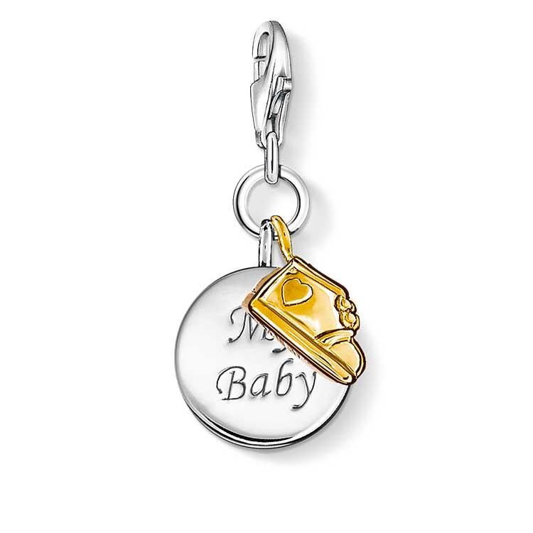 'My Baby' Gold Plated Charm