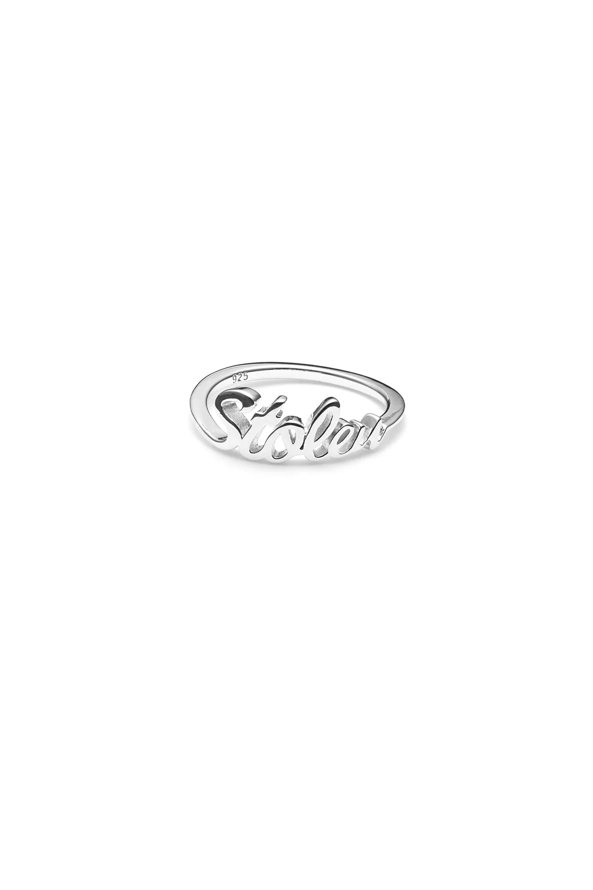 Stolen Script Ring-N