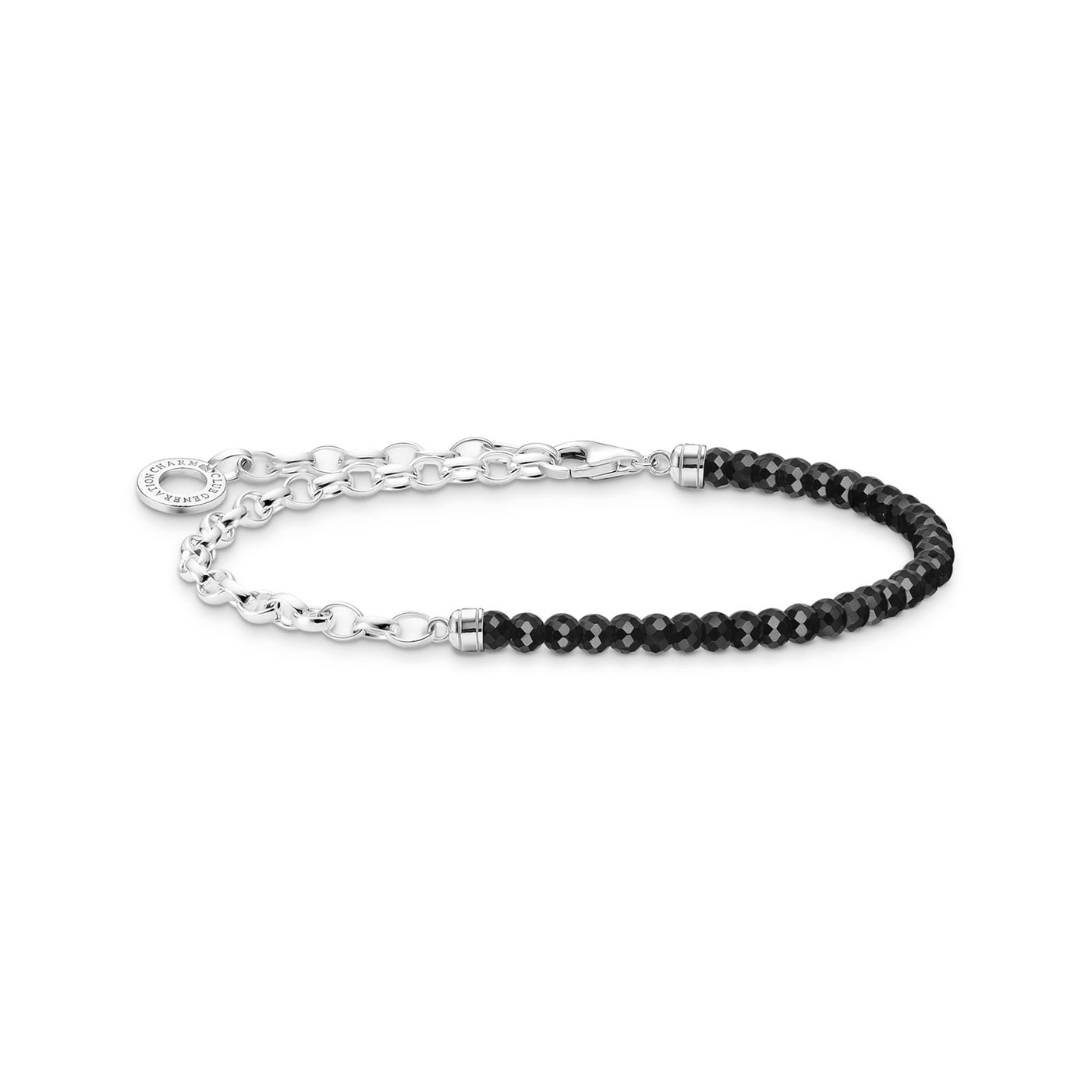 Onyx & Chain bracelet