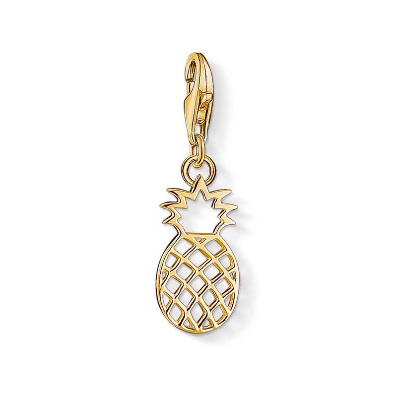 Silver Pineapple gold plated