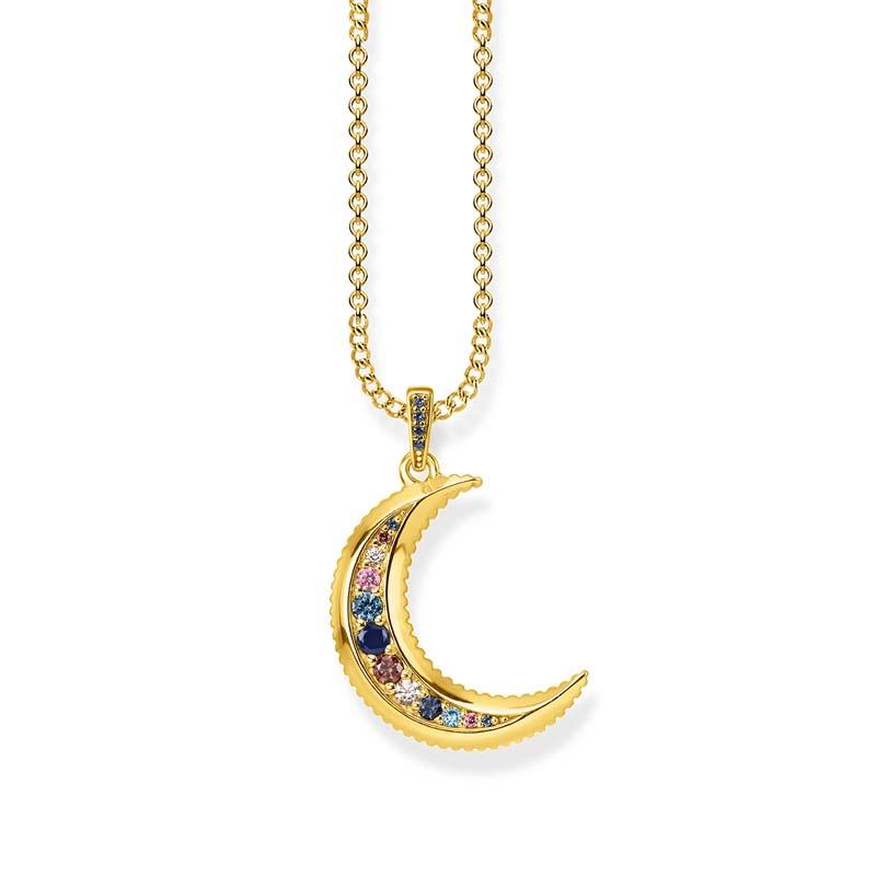 Gold plated Moon Necklace