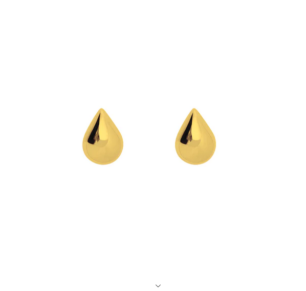 Droplet Studs 9CT Yellow Gold