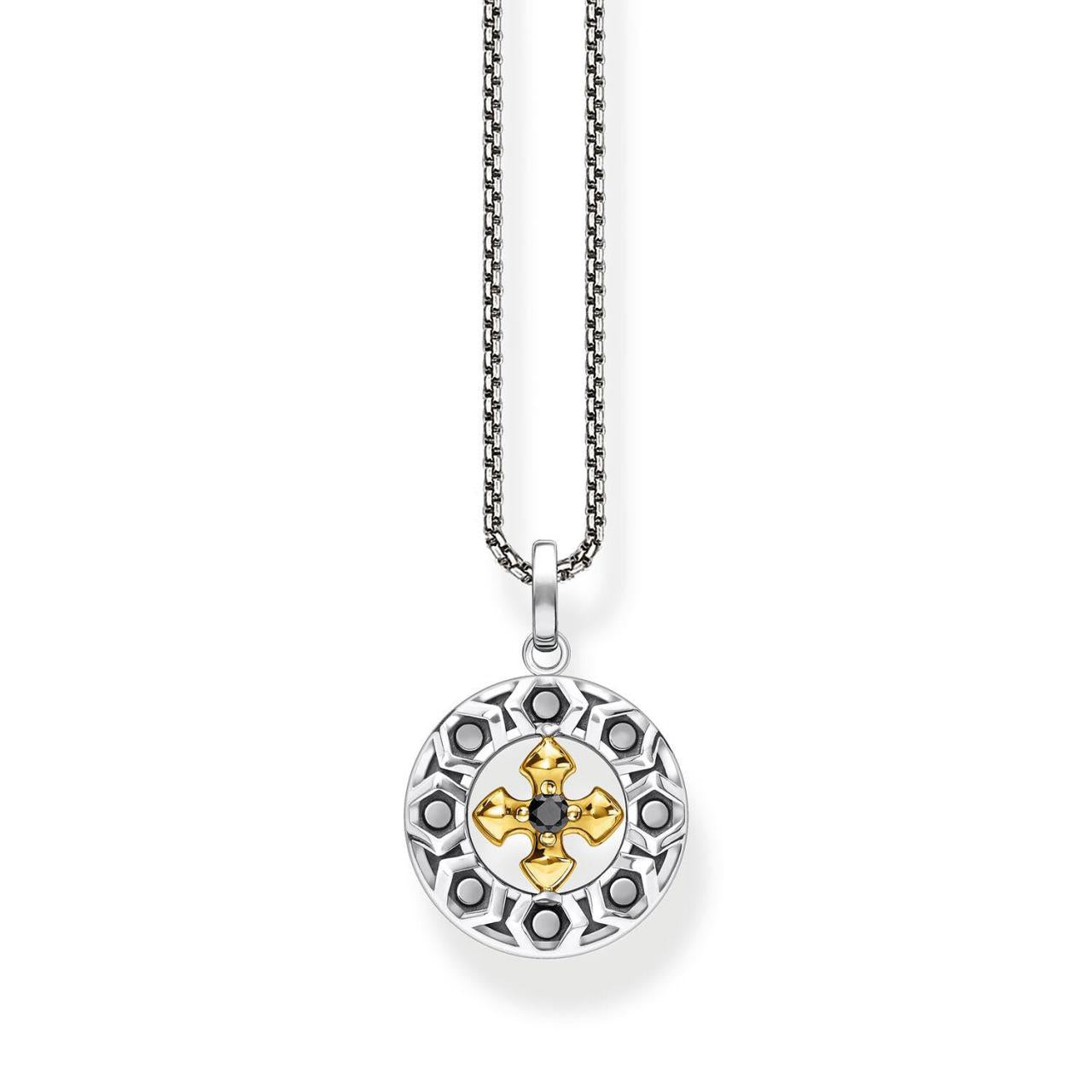 Kindom Round cross necklace