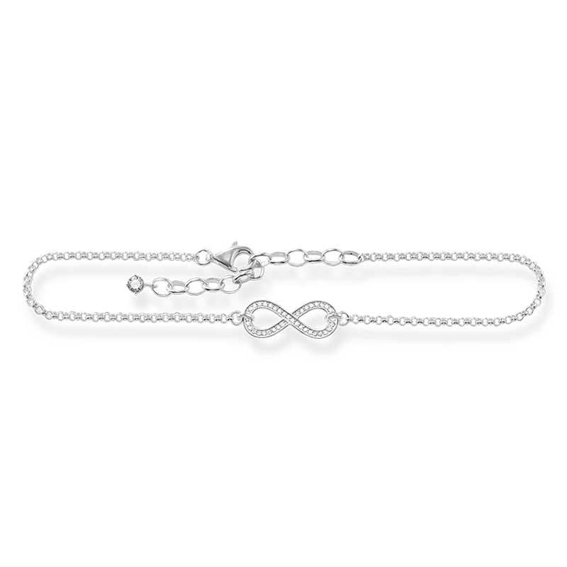 Infinity anklet with czs
