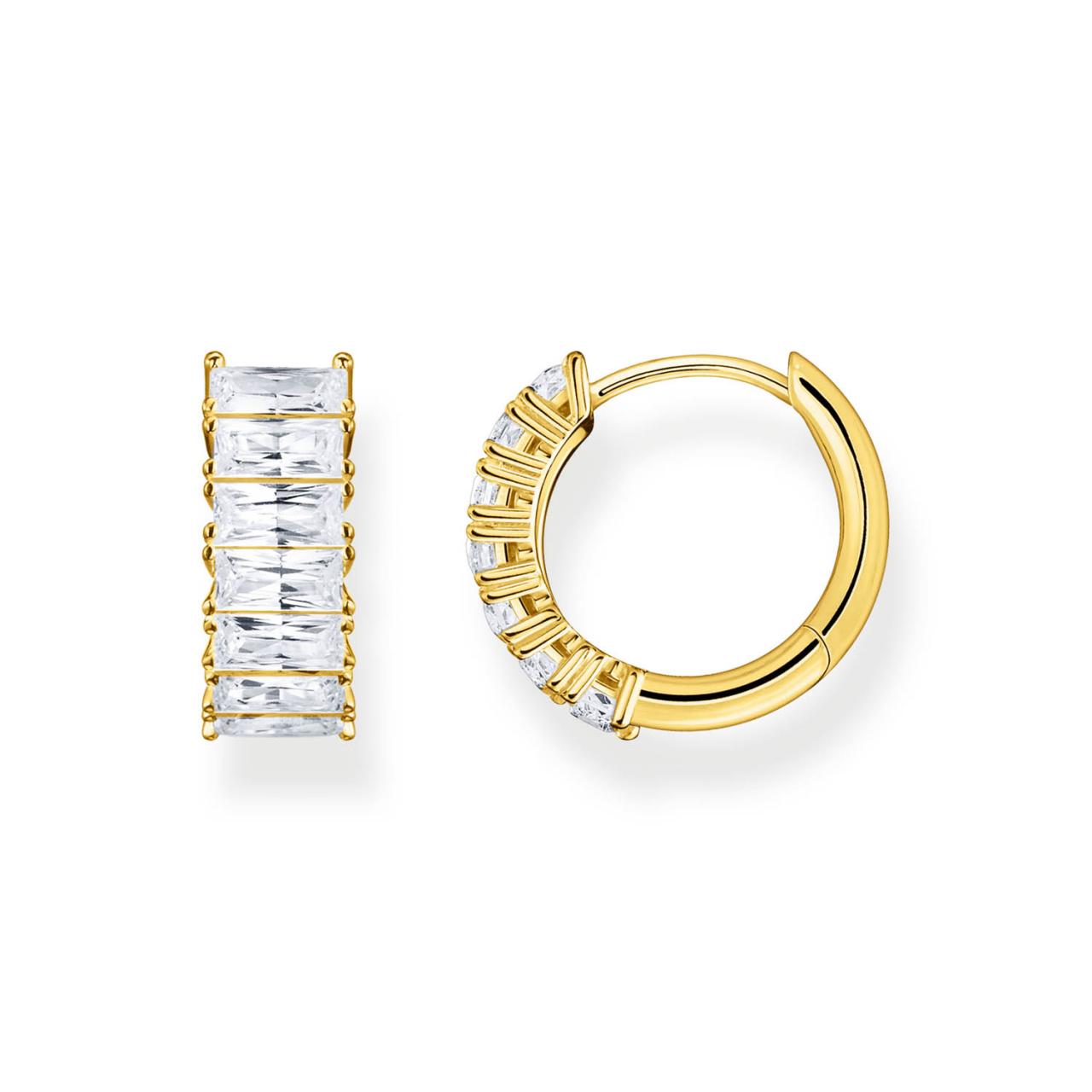 Gold Plated Cz Earrings