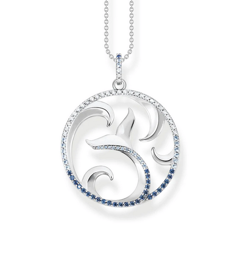 Ocean Dolphin Tail necklace