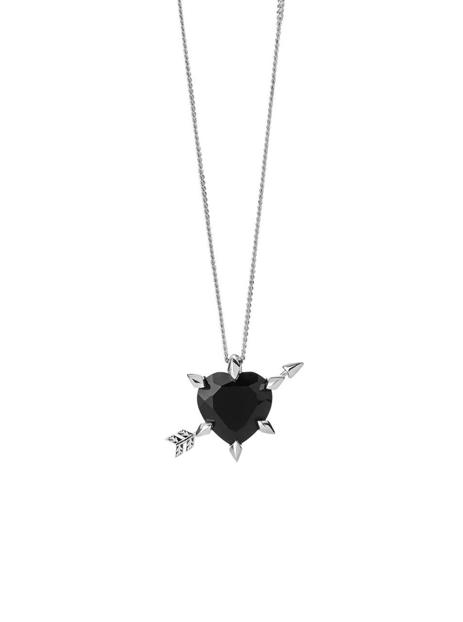 Cupid's Arrow & Heart Necklace