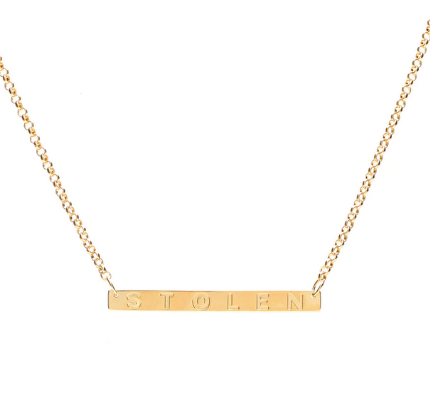 Stolen Plank Necklace