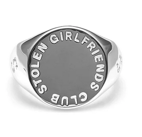 Text Logo Sovereign Ring - Size X