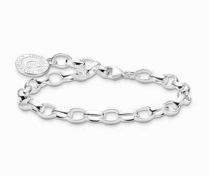 Charmista Silver Chunky Belcher Bracelet - 15cm